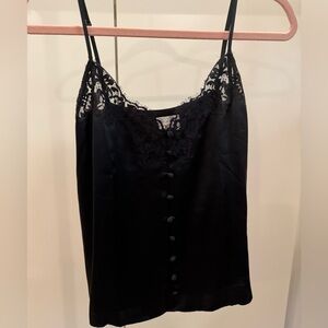 Cami NYC Black Camisole with Lace Detail